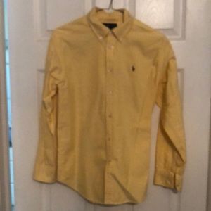 Ralph Lauren Boys button down shirt size 14 EUC